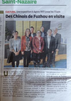 délégation chinoise de Fuzhou, Fujian en CHine en visite